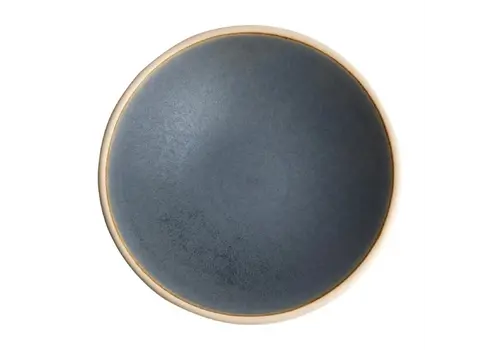  Olympia plat creux en toile granit bleu | 200 mm | (paquet de 6) 
