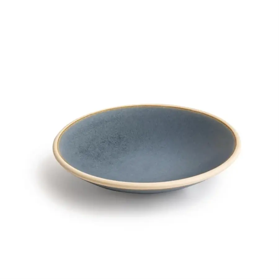 canvas shallow dish blue granite | 200 mm | (pack of 6)