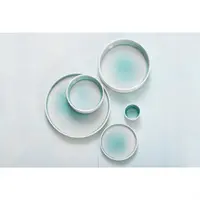 Fondant dip dishes mint green | 12 pieces | 7(Ø)cm | Porcelain