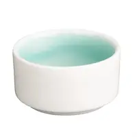 Bols à trempette fondant vert menthe | 12 pièces | 7(Ø)cm | Porcelaine