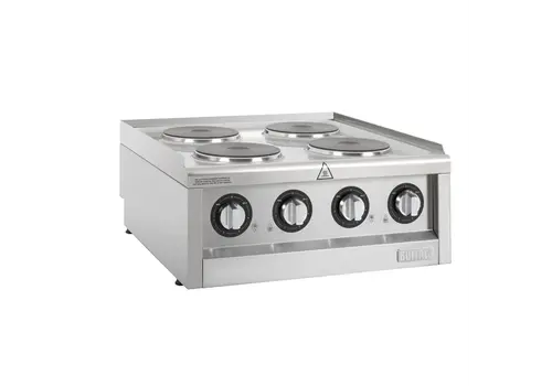  Buffalo Plaque de cuisson électrique série 600 avec 4 zones de cuisson | 24(h) x 60(l) x 60(p)cm 