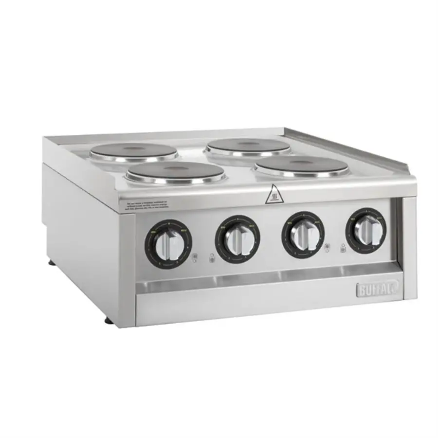 Elektrokochfeld Serie 600 mit 4 Kochzonen | 24 (H) x 60 (B) x 60 (T) cm
