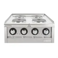 Plaque de cuisson électrique série 600 avec 4 zones de cuisson | 24(h) x 60(l) x 60(p)cm