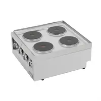 Plaque de cuisson électrique série 600 avec 4 zones de cuisson | 24(h) x 60(l) x 60(p)cm