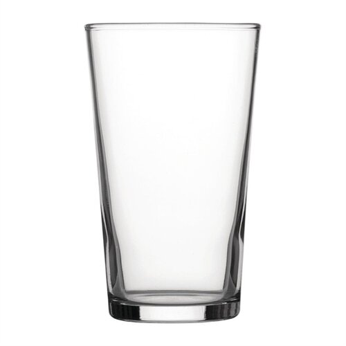  HorecaTraders Utopia gehärtete konische Biergläser mit CE-Kennzeichnung | 280 ml | (48 Stück) 