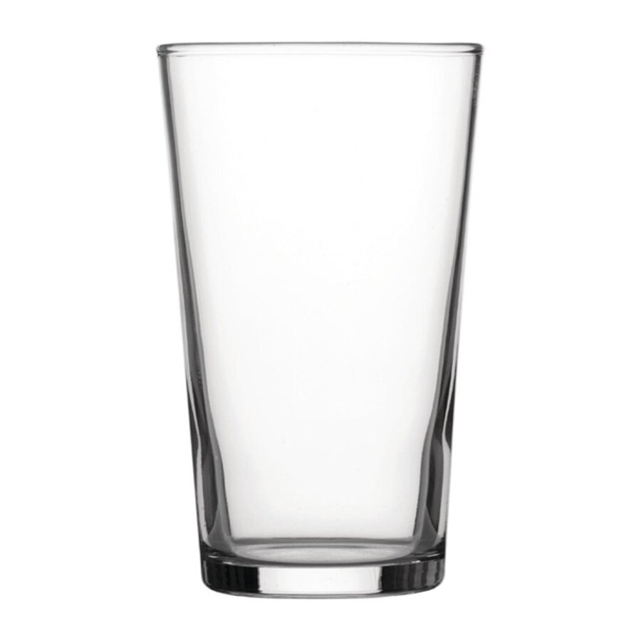 Utopia tempered conical beer glasses CE marked | 280ml | (48 pieces)