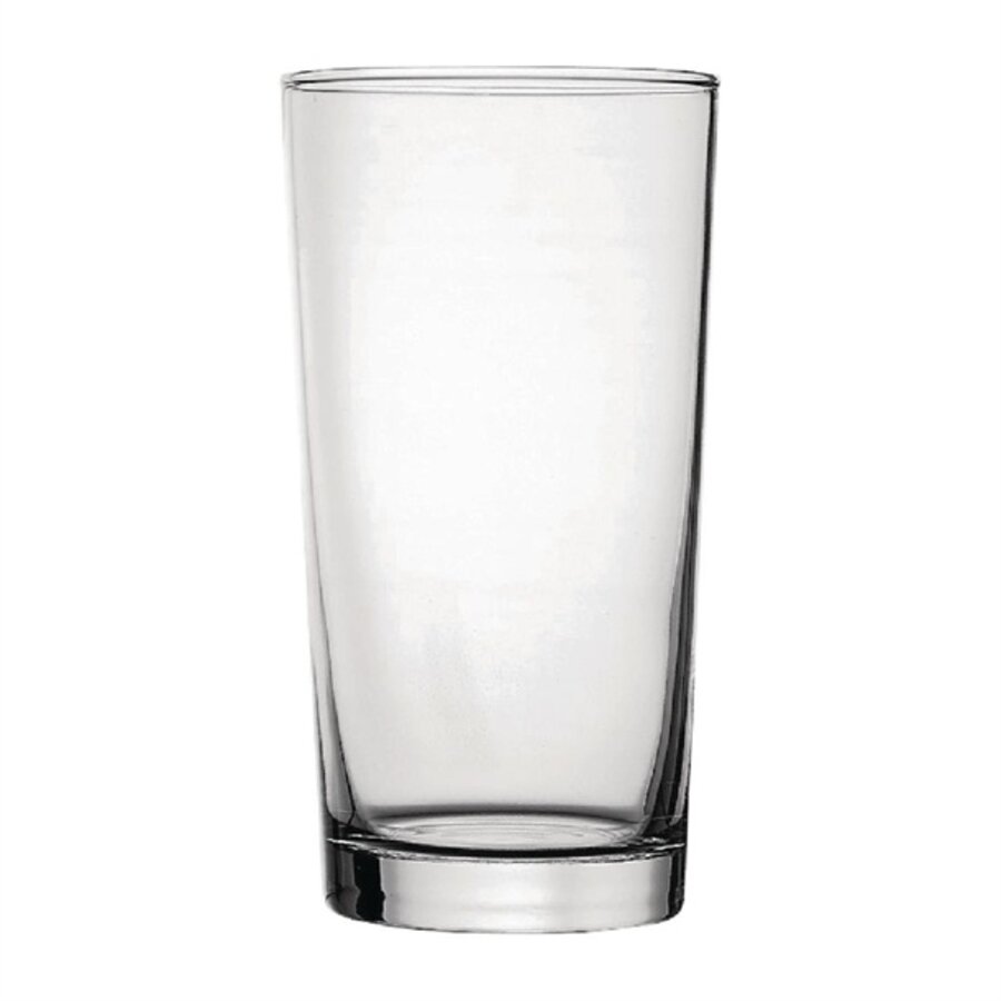 Verres à bière coniques trempés Utopia marqués CE | 560 ml | (48 pièces)