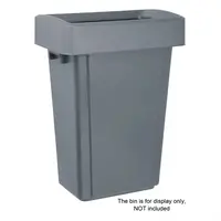 Jantex deksel voor smalle afvalbakken 60/80 liter | Grijs