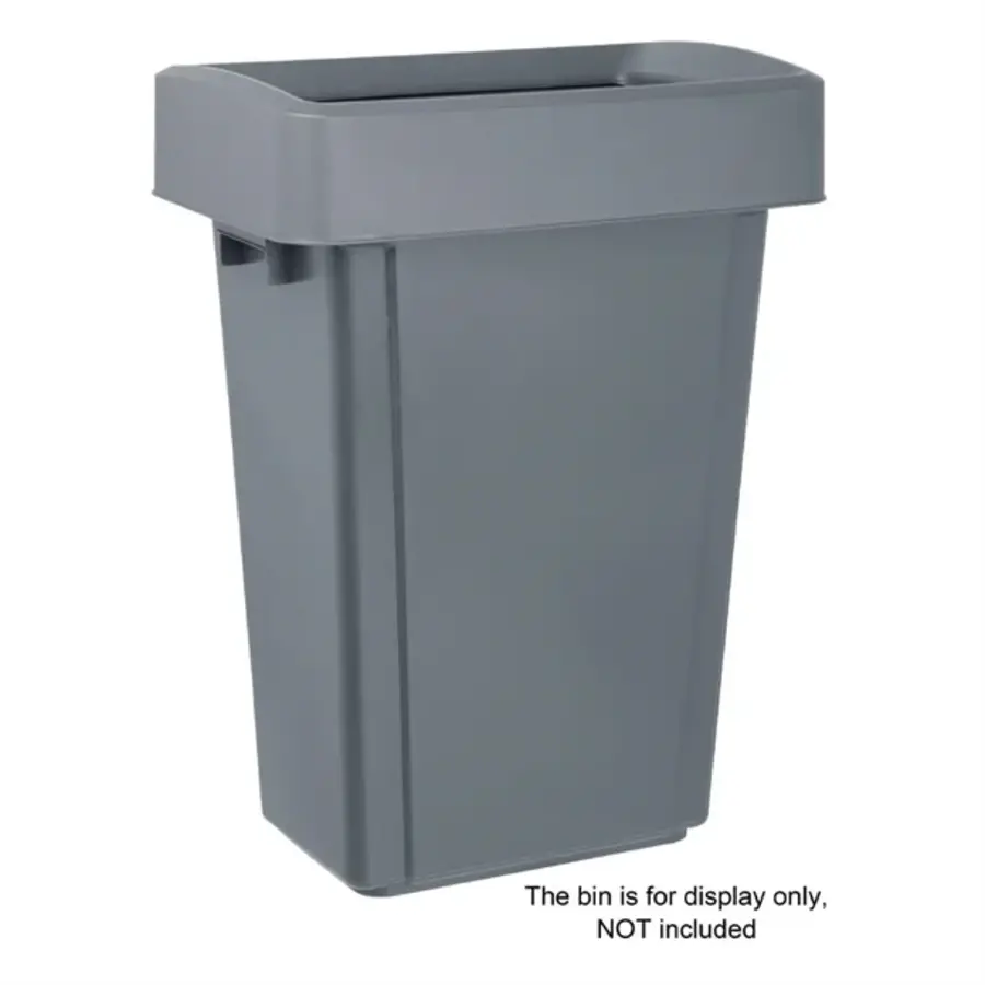 Couvercle Jantex pour poubelles étroites 60/80 litres | Gris