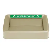 Couvercle Jantex pour poubelles étroites 60/80ltr | Beige