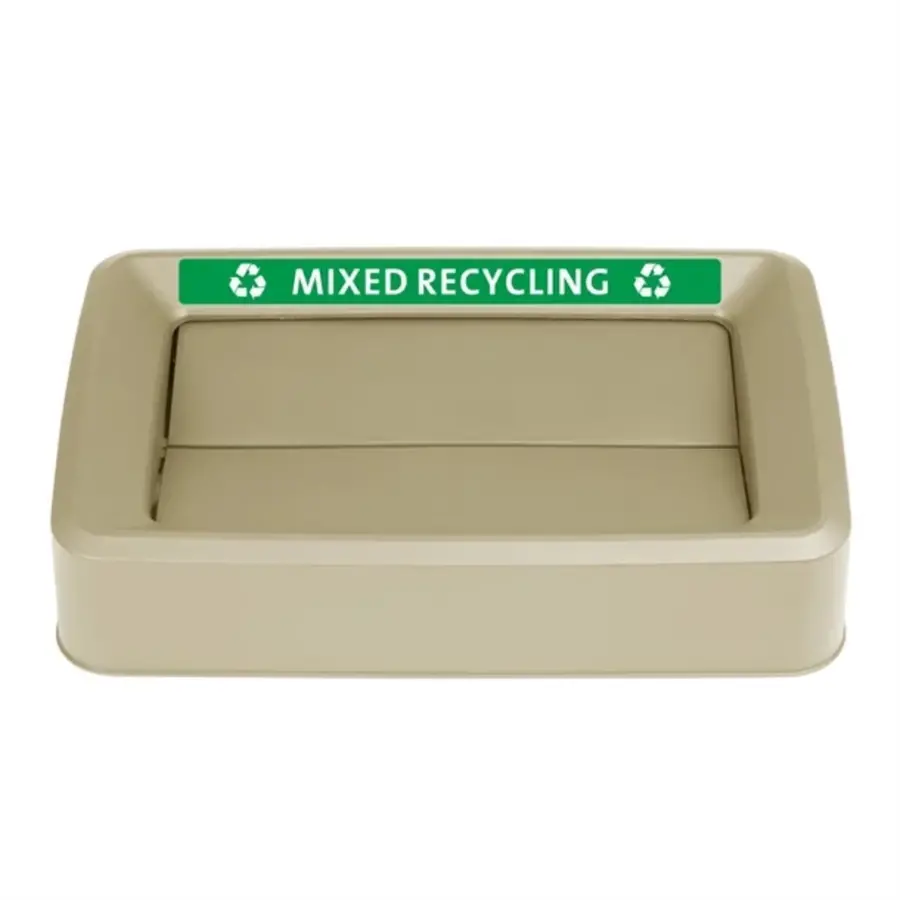 Jantex Deckel für schmale Abfalleimer 60/80ltr | Beige
