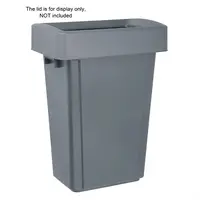 Poubelle étroite Jantex 60 litres | Gris