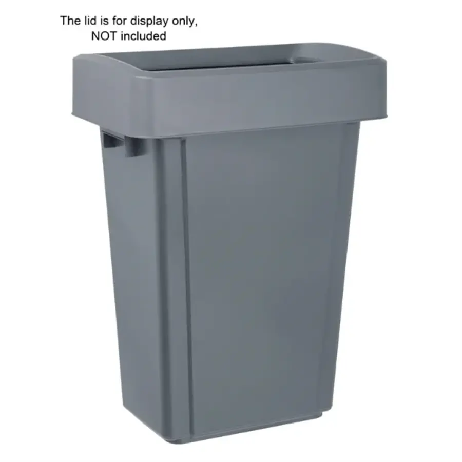 Jantex schmaler Abfalleimer 60 l | Grau