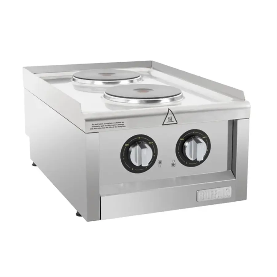 Elektrokochfeld Serie 600 mit 2 Kochzonen | 24 (H) x 40 (B) x 60 (T) cm