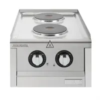 600 series electric hob with 2 cooking zones | 24(h)x40(w)x60(d)cm