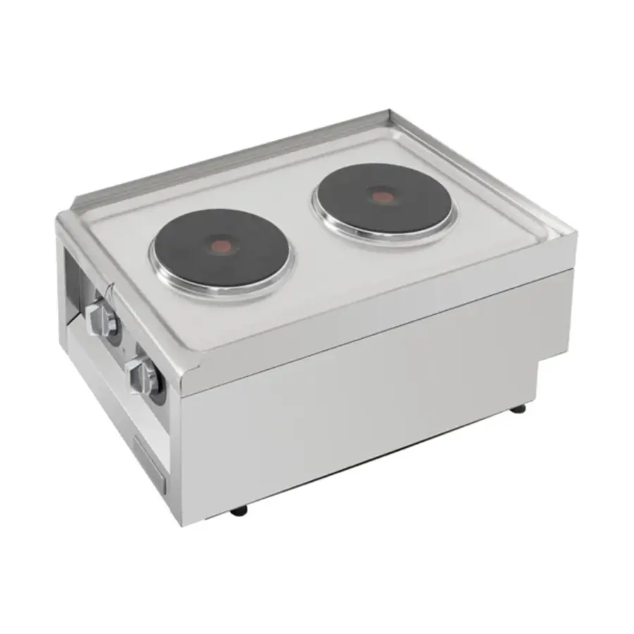 Elektrokochfeld Serie 600 mit 2 Kochzonen | 24 (H) x 40 (B) x 60 (T) cm