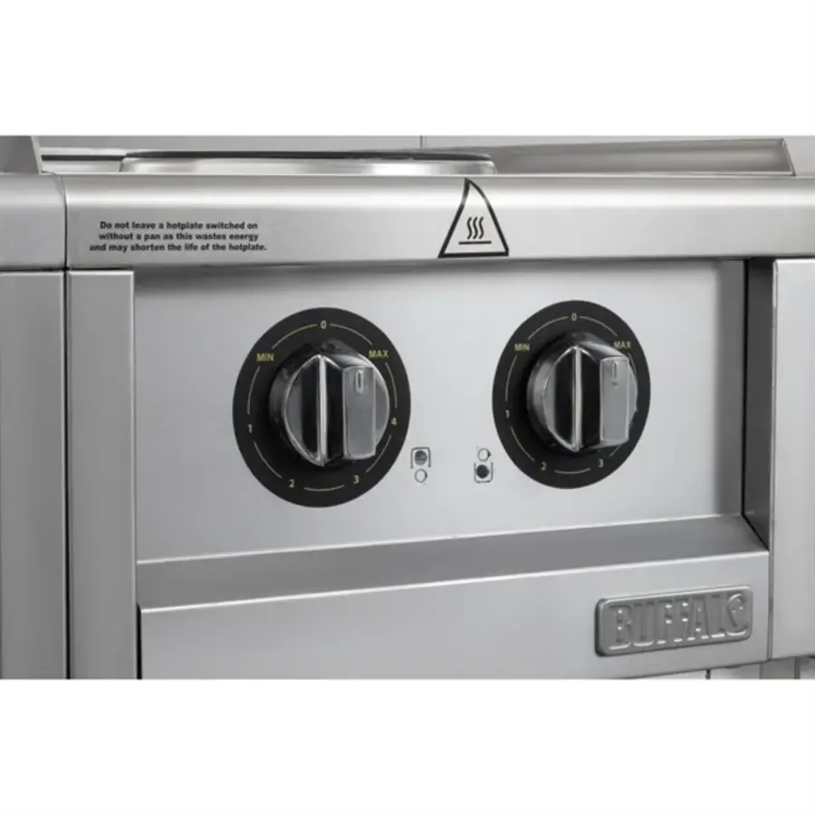 Plaque de cuisson électrique série 600 avec 2 zones de cuisson | 24(h)x40(l)x60(p)cm