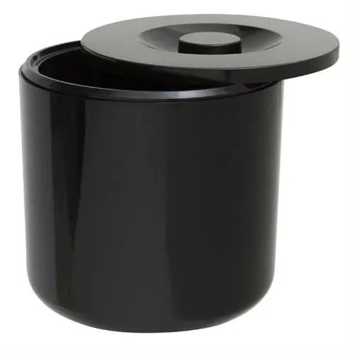  Beaumont Insulated Round Ice Bucket | Black 