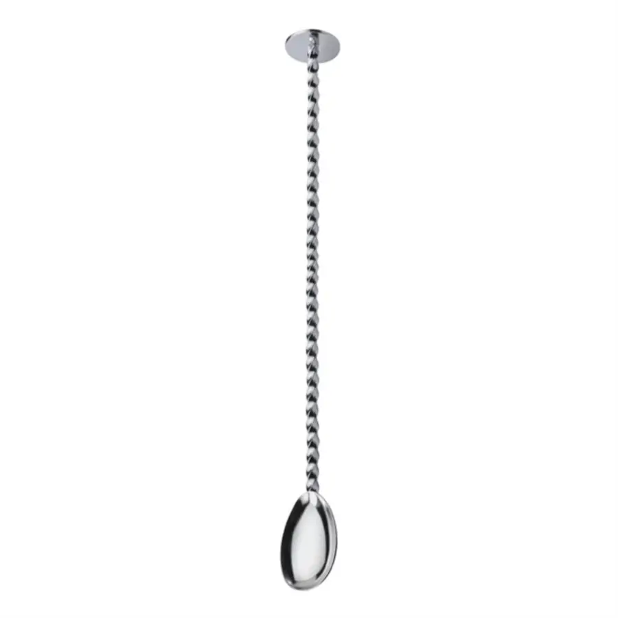 Cuillère à cocktail professionnelle avec pilon | 280 mm