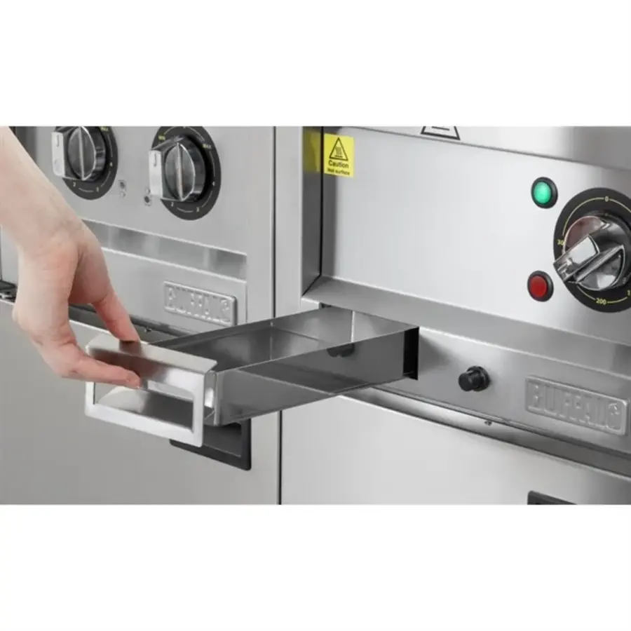 Elektrogrillplatte Serie 600 400 mm | 24 (H) x 40 (B) x 60 (T) cm