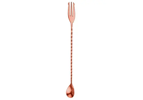  Beaumont Mezclar Cocktail Spoon With Fork | Buyer 