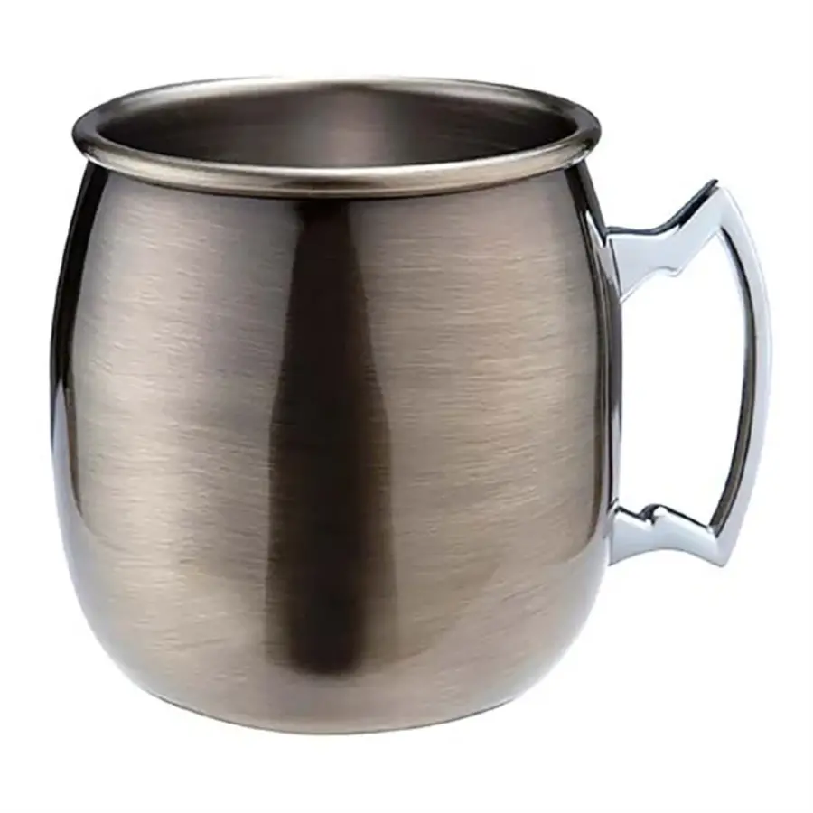 Mug Moscow Mule courbé avec finition en cuivre antique | 500 ml