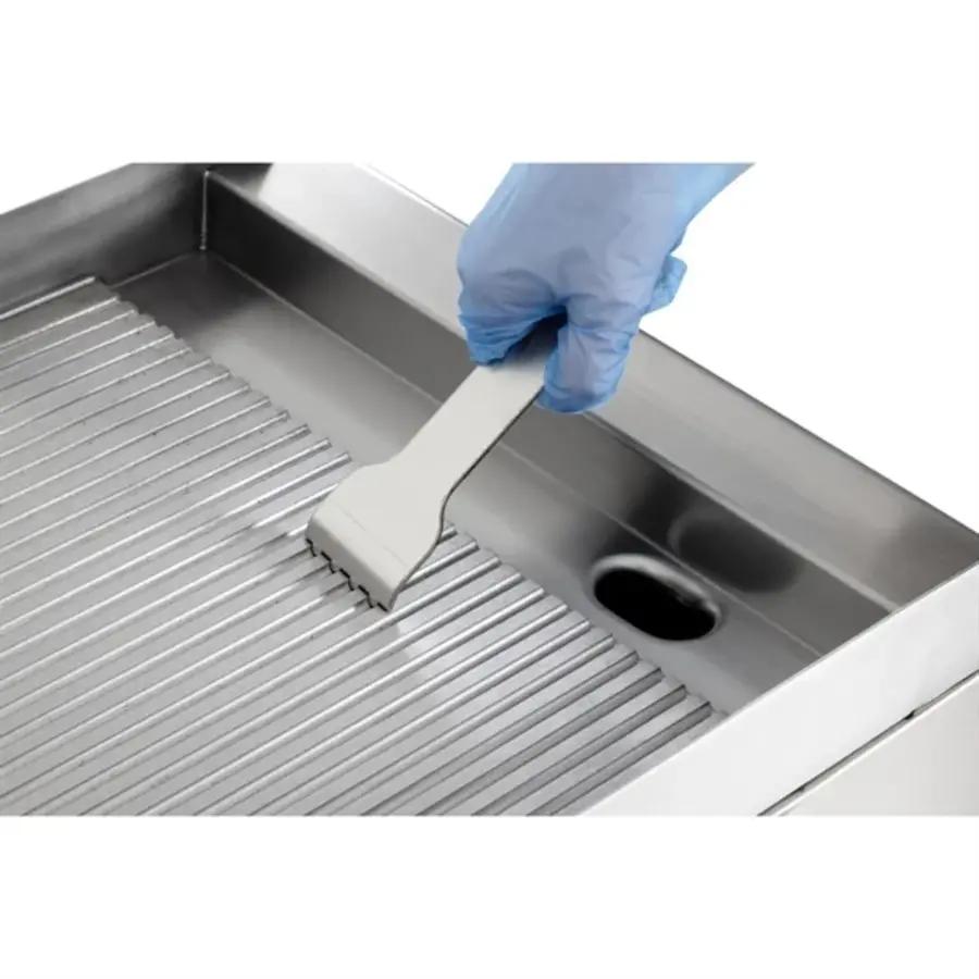 600 Series Ribbed Electric Griddle 400mm | 24(h)x40(w)x60(d)cm