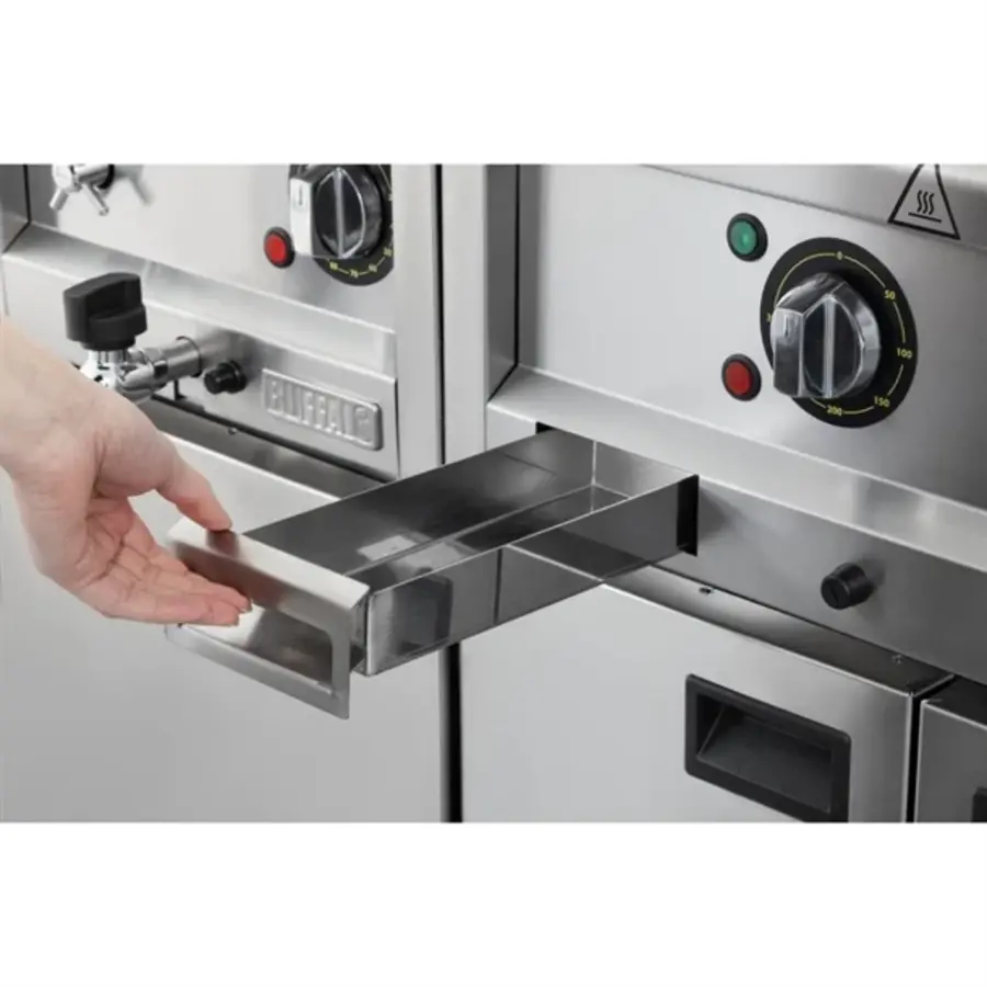 Elektrische Grillplatte mit zwei Zonen der Serie 600, 600 mm | 24 (H) x 60 (B) x 60 (T) cm