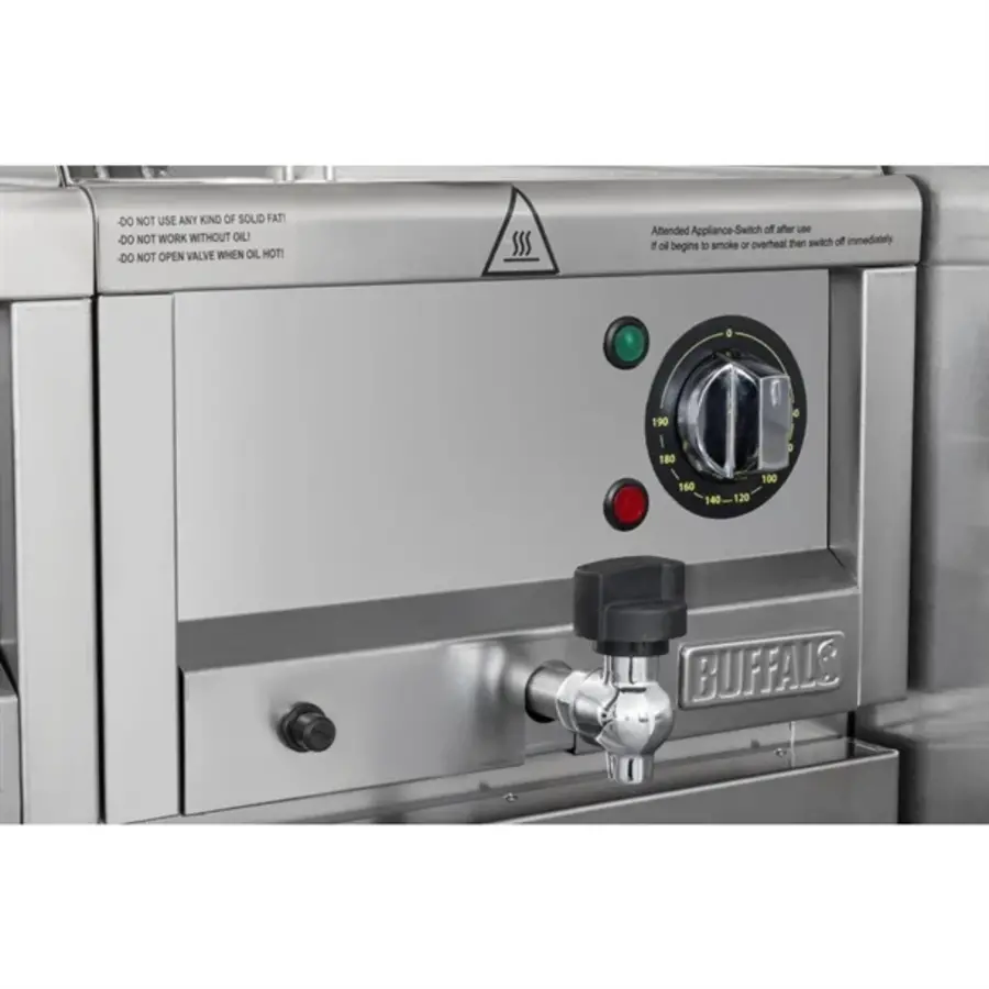 Elektrische Fritteuse der Serie 600, 8 Liter | 24 (H) x 40 (B) x 60 (T) cm
