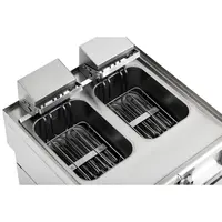 600-serie elektrische friteuse, 2x8 L | 24(h)x60(b)x60(d)cm