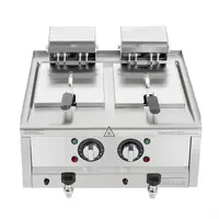 600 series electric fryer, 2x8 L | 24(h)x60(w)x60(d)cm