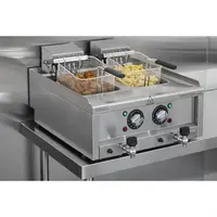 600 series electric fryer, 2x8 L | 24(h)x60(w)x60(d)cm