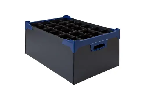  Coffret pour verres à vin | 500x345x200mm | (paquet de 5) 
