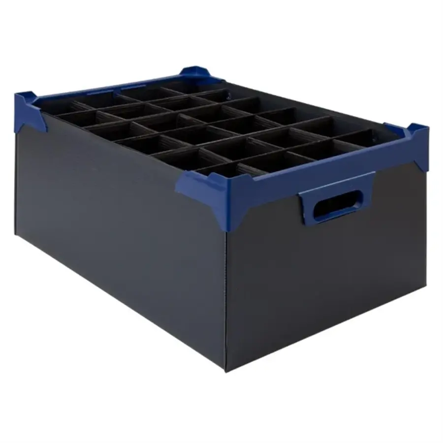 Coffret pour verres à vin | 500x345x200mm | (paquet de 5)