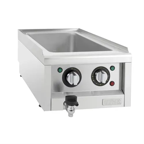  Buffalo Wasserbad der Serie 600 | Elektrisch | 40 (B) x 60 (T) x 24 (H) cm 