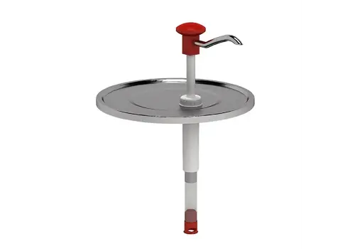  Gastro-M Distributeur de seau 10 litres avec commande à bouton poussoir, | Acier inoxydable 18/10 
