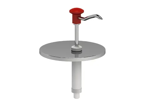  Gastro-M Bucket dispenser 5 liter with push button control, | stainless steel lid 18/10 
