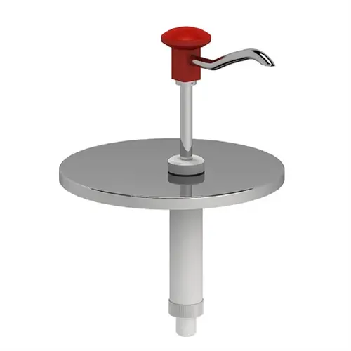  Gastro-M Bucket dispenser 5 liter with push button control, | stainless steel lid 18/10 