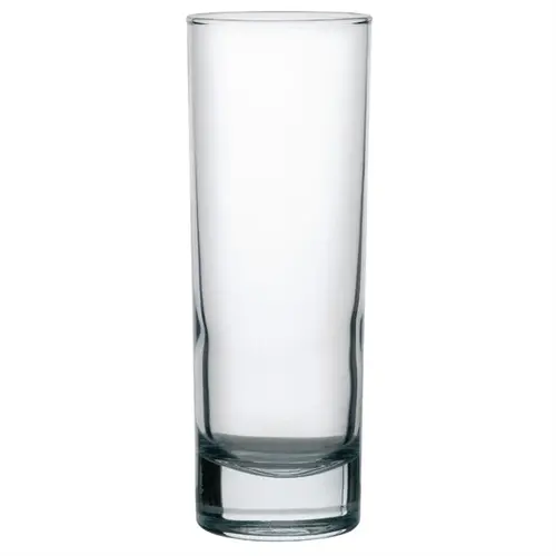  HorecaTraders Side-Longdrinkgläser | 290ml CE-Kennzeichnung | (12 Stück) 