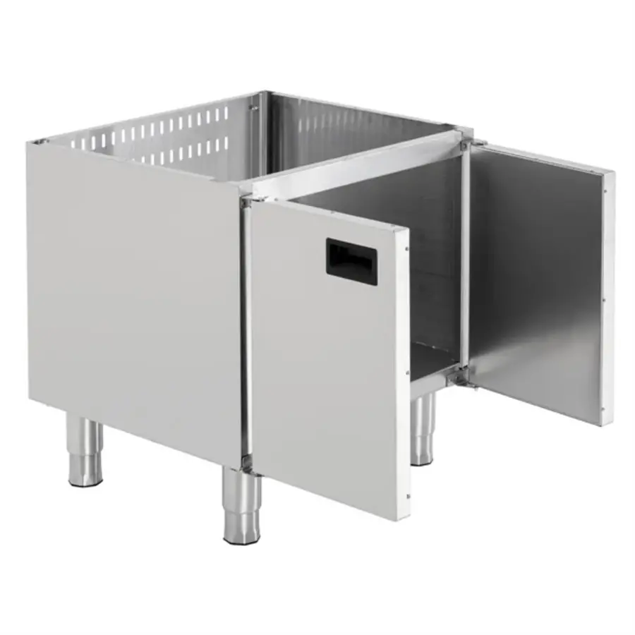 600 series base cabinet 600 mm | Stainless steel | 61(h)x60(w)x55(d)cm