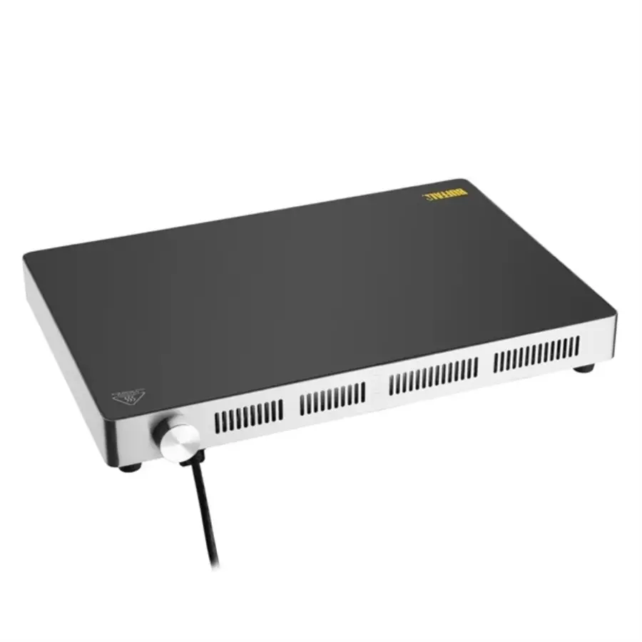 plaque à induction | acier inoxydable | 6,1 (h) x 46,2 (l) x 33,5 (p) cm