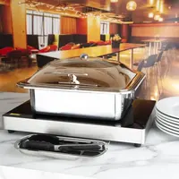induction hob | stainless steel | 6.1(h)x46.2(w)x33.5(d)cm
