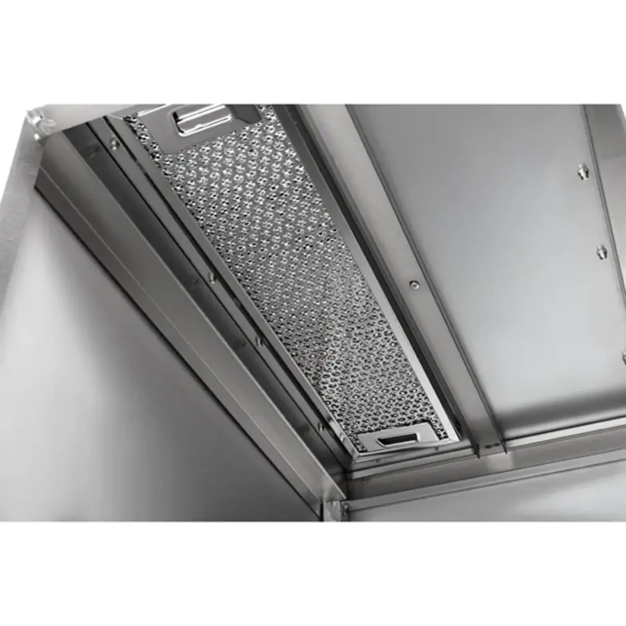 plaque de cuisson à induction autonome avec 2 zones de cuisson | acier inoxydable | 90(h)x40(l)x75(p)cm