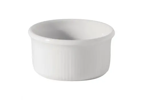  HorecaTraders Titan Auflaufförmchen Weiß | 65 mm | (12er-Packung) 