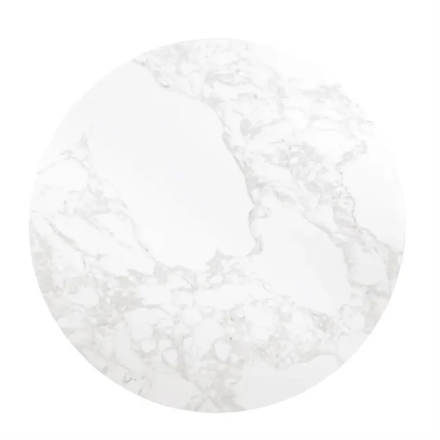tafelblad met wit marmereffect | 600 mm Prijsgarantie