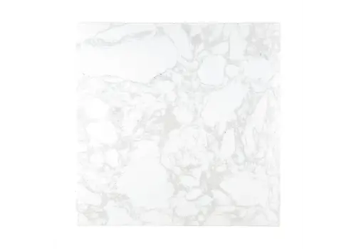  Bolero square table top with marble effect, white, | 600mm 