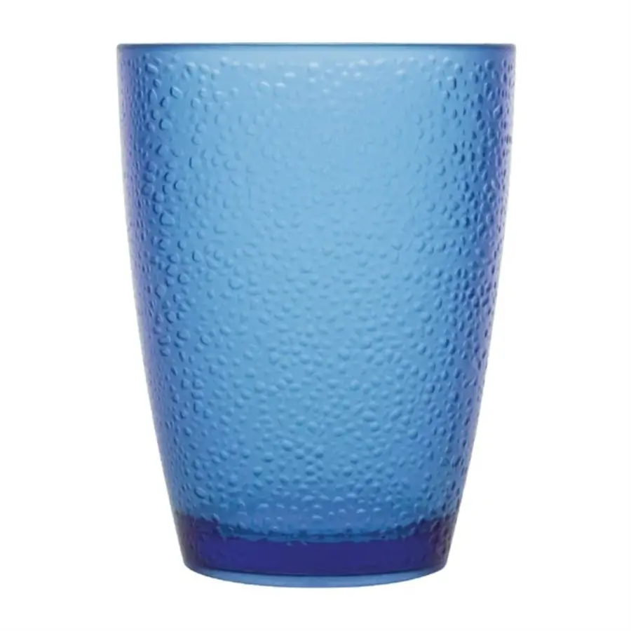 Kristallon polycarbonaat beker blauw  | 275 ml (pak van 6) | Prijsgarantie