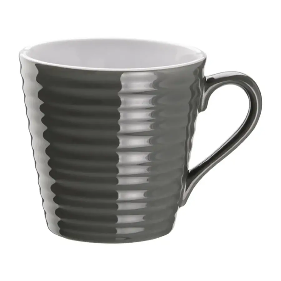 Cafe Aroma Mug Charcoal - | 340ml 11.5fl oz (Box 6) | Price guarantee