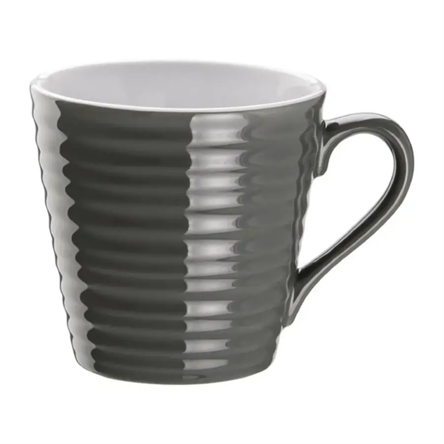 Cafe Aroma Tasse Anthrazit - | 340 ml 11,5 fl oz (Karton 6) | Preisgarantie