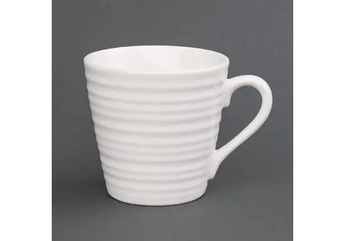  Olympia Cafe Aroma Tasse Weiß - | 230 ml 8 fl oz | (Kasten 6) 